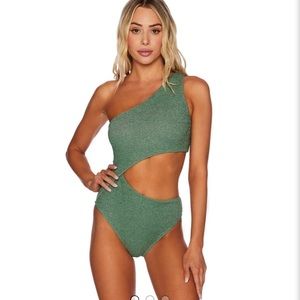 Beach Riot Celine One Piece Emerald Shine